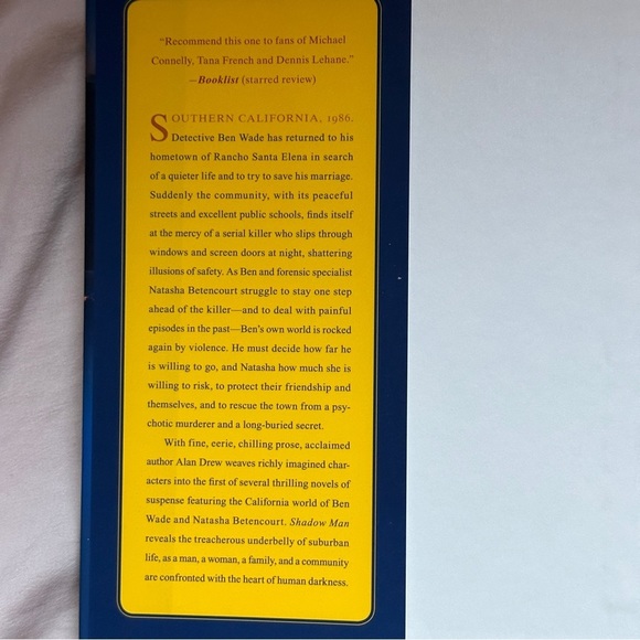 🟢 Shadow Man: A Novel by Alan Drew | Literary Fiction | Hardcover Book - Picture 4 of 8